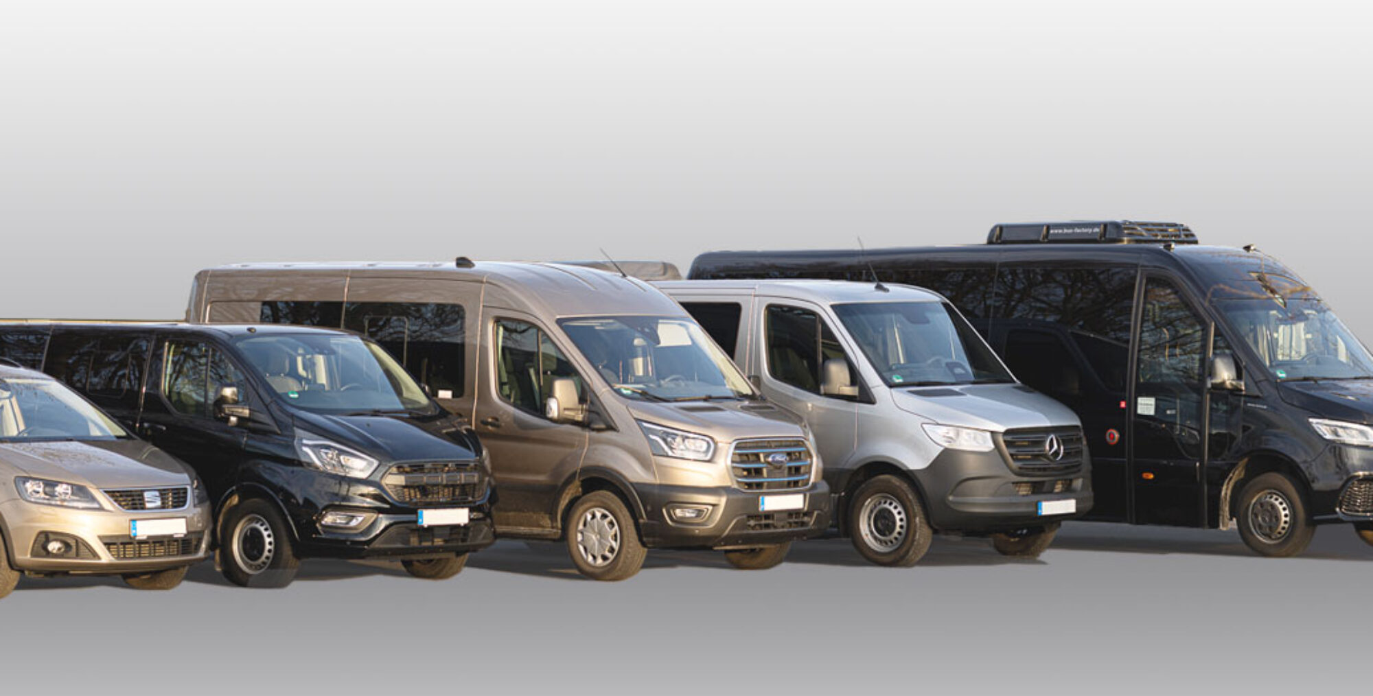 Die aktuellen Fahrzeuge von Zum Flieger - Verkehres-Unternehmen Sascha Fürstenau